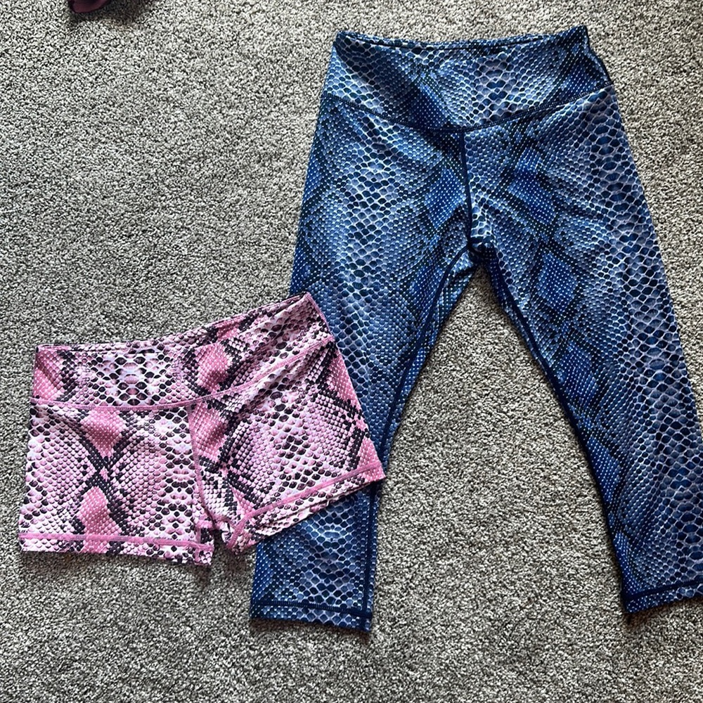 Iabmfg bundle small workout leggings and shorts